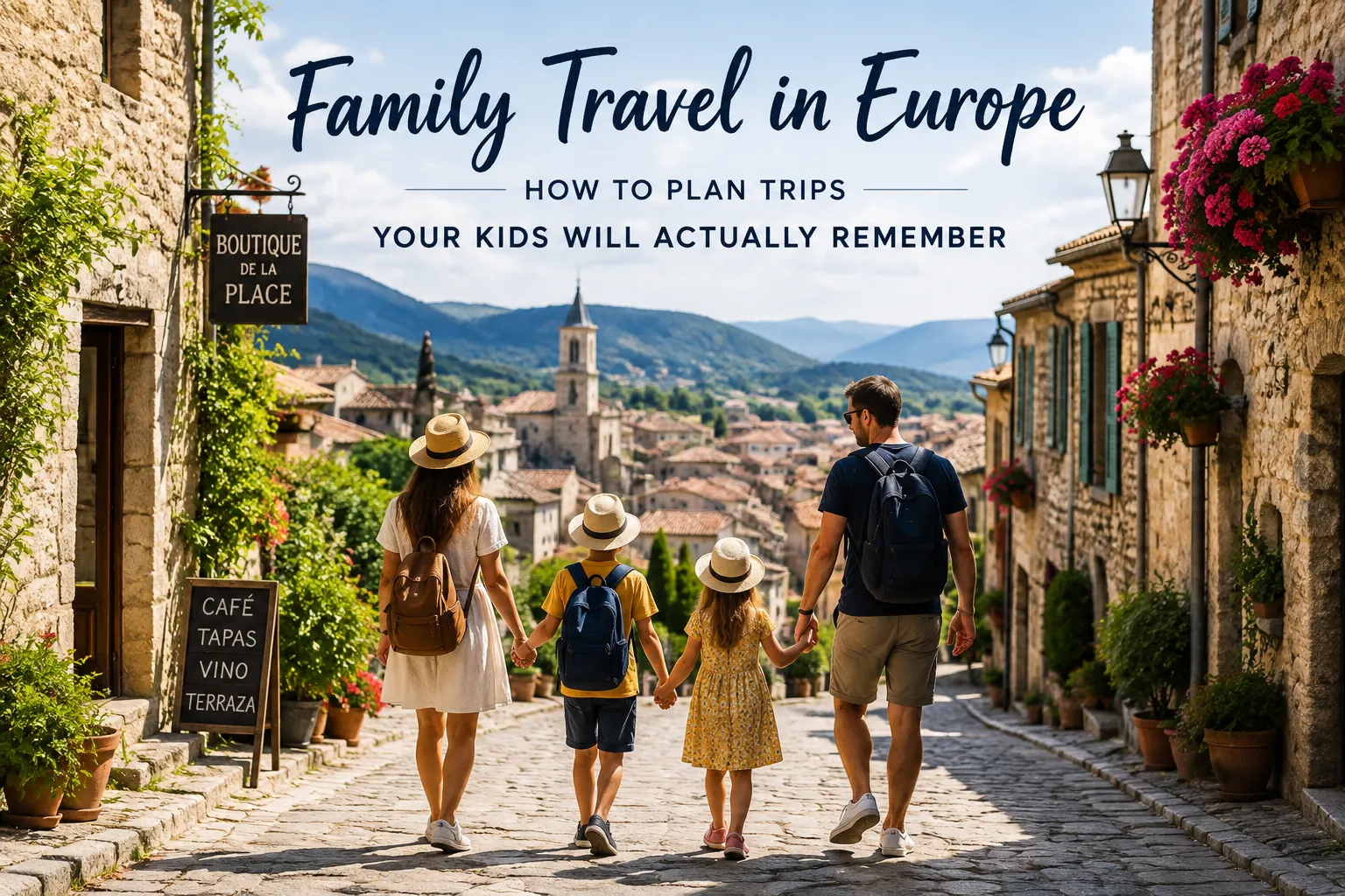 Family Travel in Europe: How to Plan Trips Your Kids Will Actually Remember