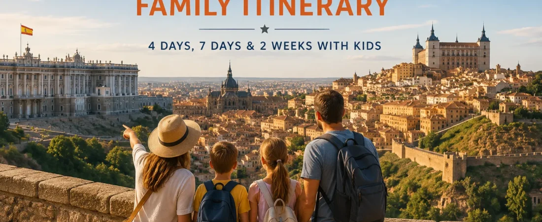 Central Spain Family Itinerary: 4 Days, 7 Days & 2 Weeks with Kids
