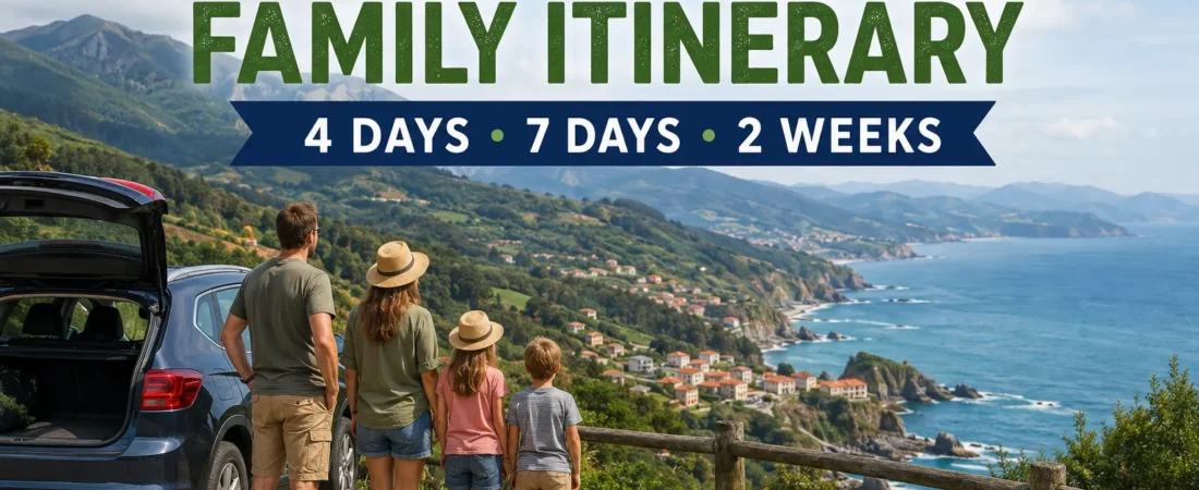 Northern Spain Family Itinerary: 4 Days, 7 Days & 2 Weeks with Kids