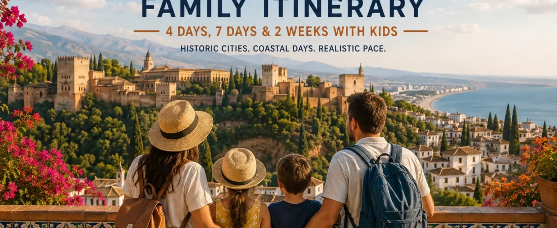 Southern Spain Family Itinerary: 4 Days, 7 Days & 2 Weeks with Kids
