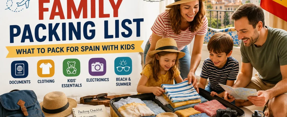 Spain Family Packing List: What to Pack for Spain with Kids