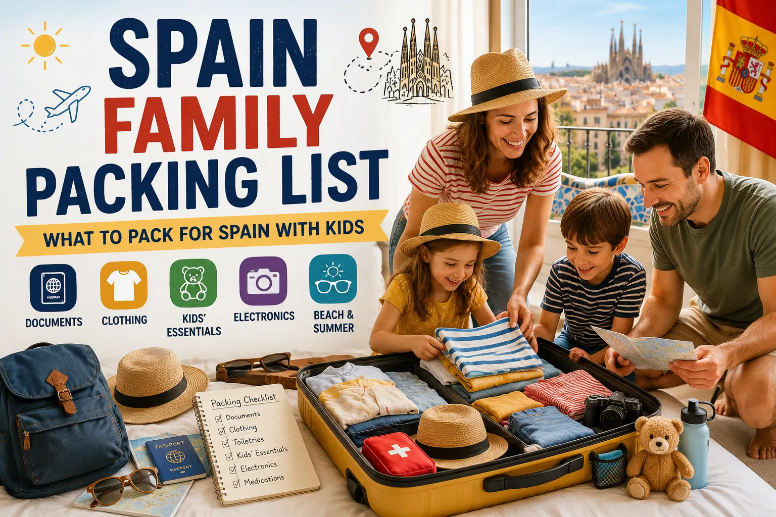 Spain Family Packing List: What to Pack for Spain with Kids